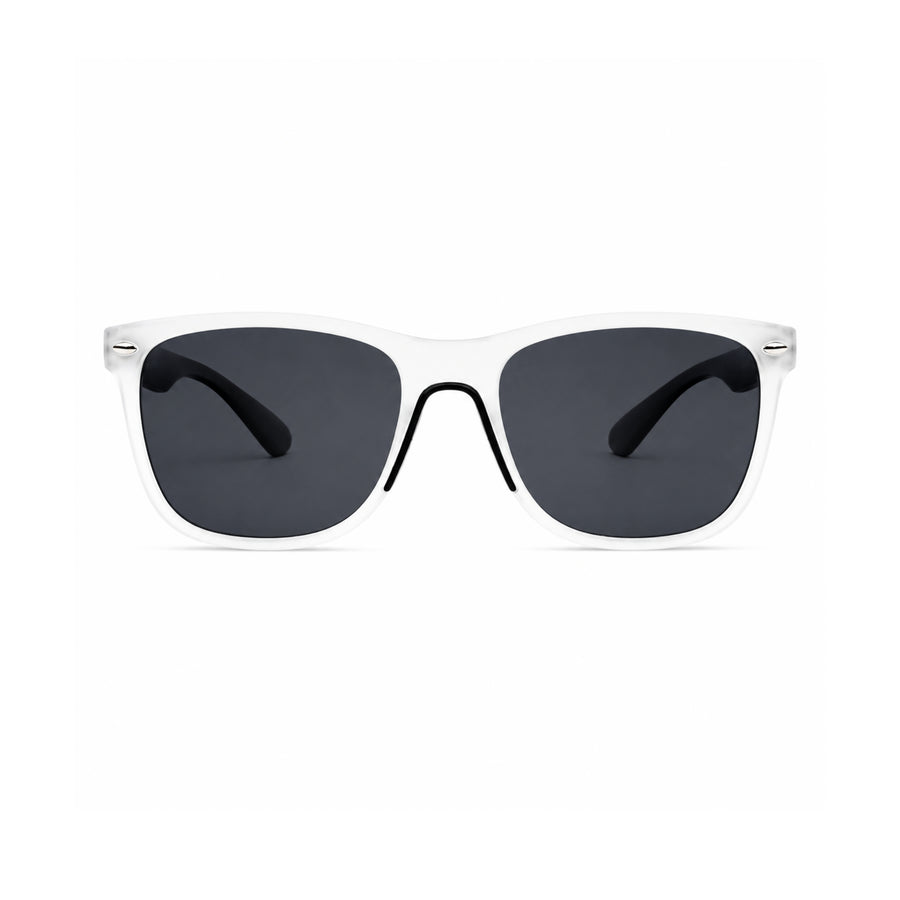 VERLIN 91133 WHITE Polarized Prescription-Friendly Sunglasses — supplied original front-angle product photo