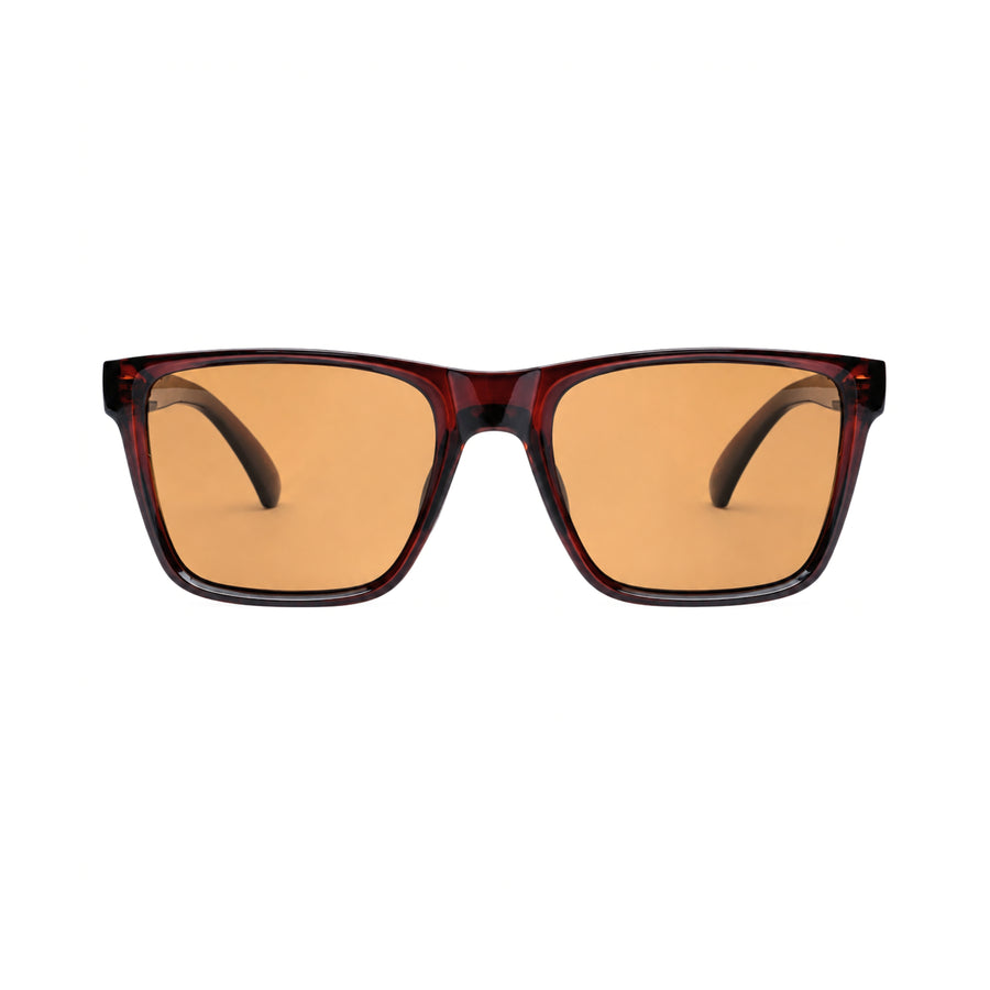 VERLIN Y Pole 25001 BROWN Polarized Sunglasses — supplied original front-angle product photo