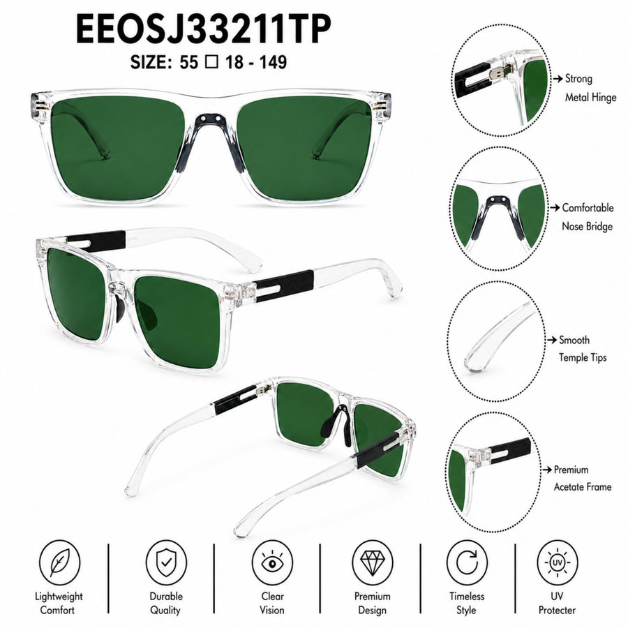 VERLIN Y Pole 25001 TP Polarized Sunglasses — supplied source view 5