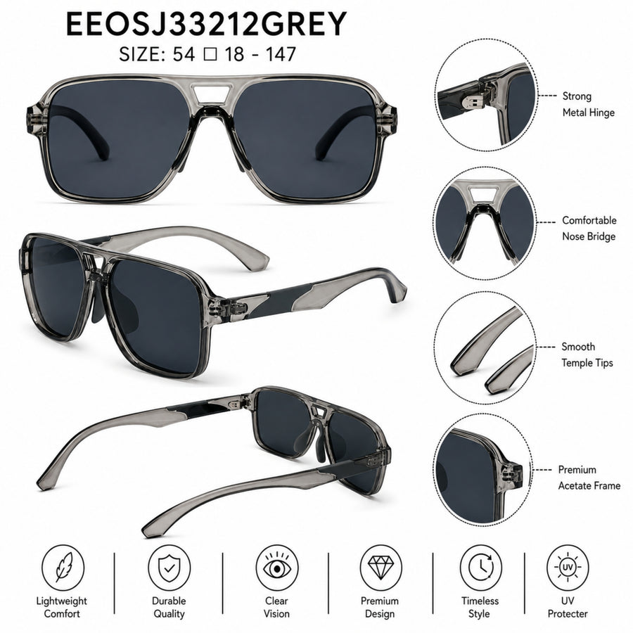 VERLIN Y Pole 25002 GREY Polarized Sunglasses — supplied source view 5