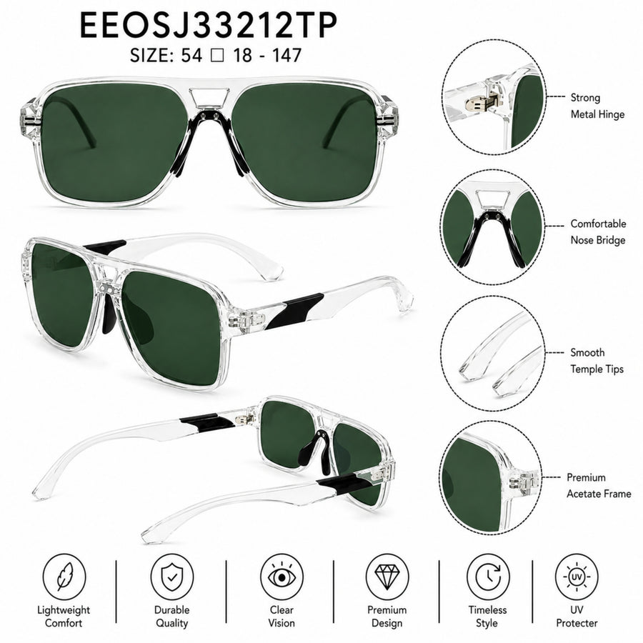 VERLIN Y Pole 25002 TP Polarized Sunglasses — supplied source view 5