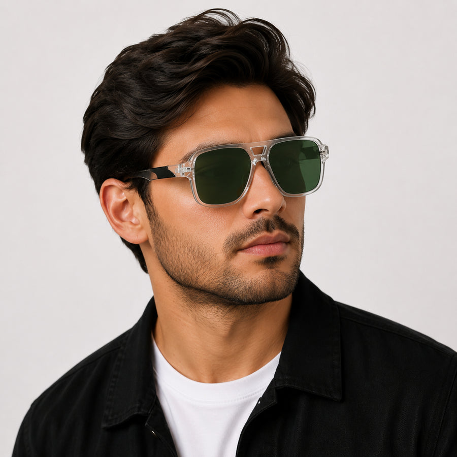 VERLIN Y Pole 25002 TP Polarized Sunglasses — supplied matching model image