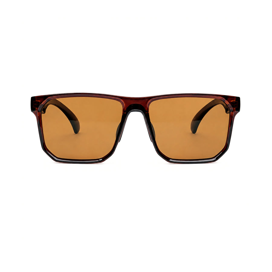 VERLIN Y Pole 25003 BROWN Polarized Sunglasses — supplied original front-angle product photo