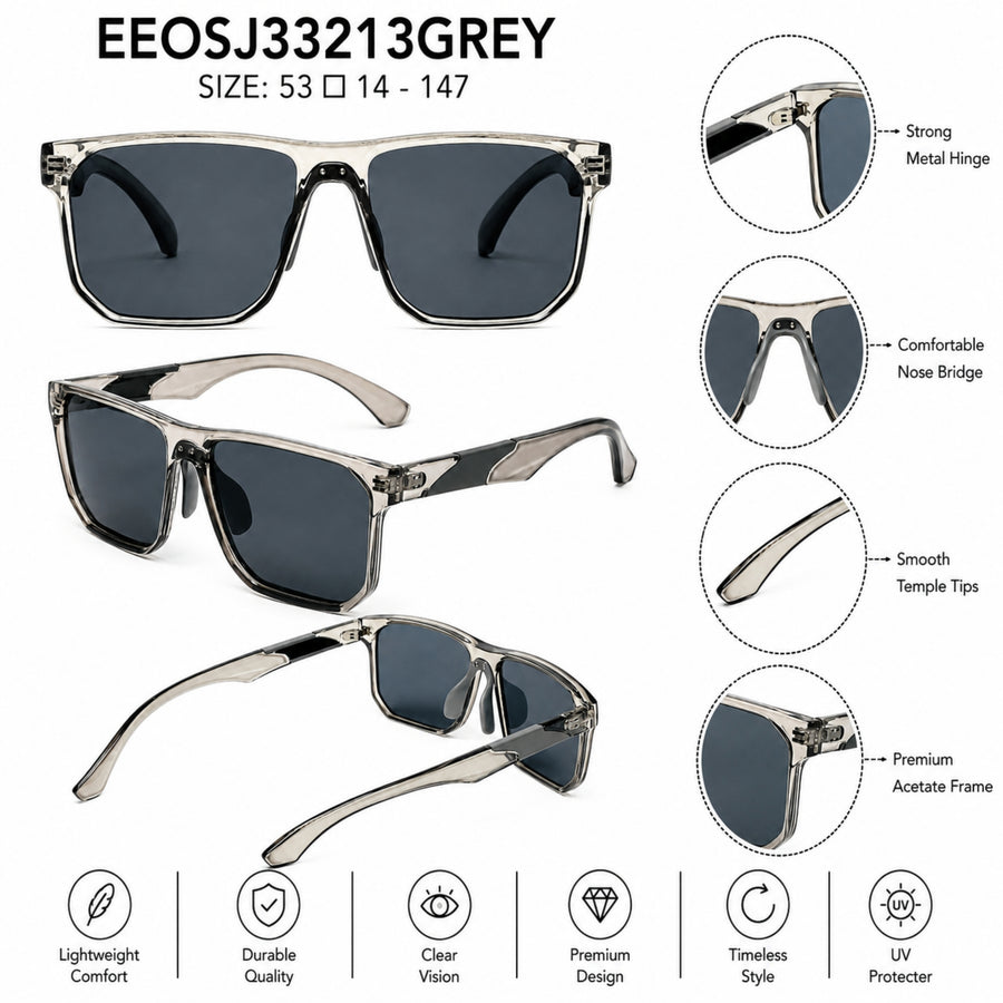 VERLIN Y Pole 25003 GREY Polarized Sunglasses — supplied source view 5