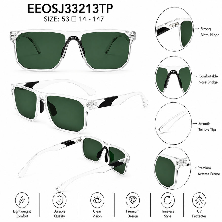 VERLIN Y Pole 25003 TP Polarized Sunglasses — supplied source view 5