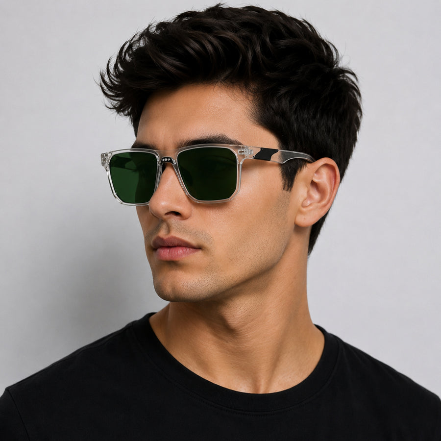VERLIN Y Pole 25003 TP Polarized Sunglasses — supplied matching model image