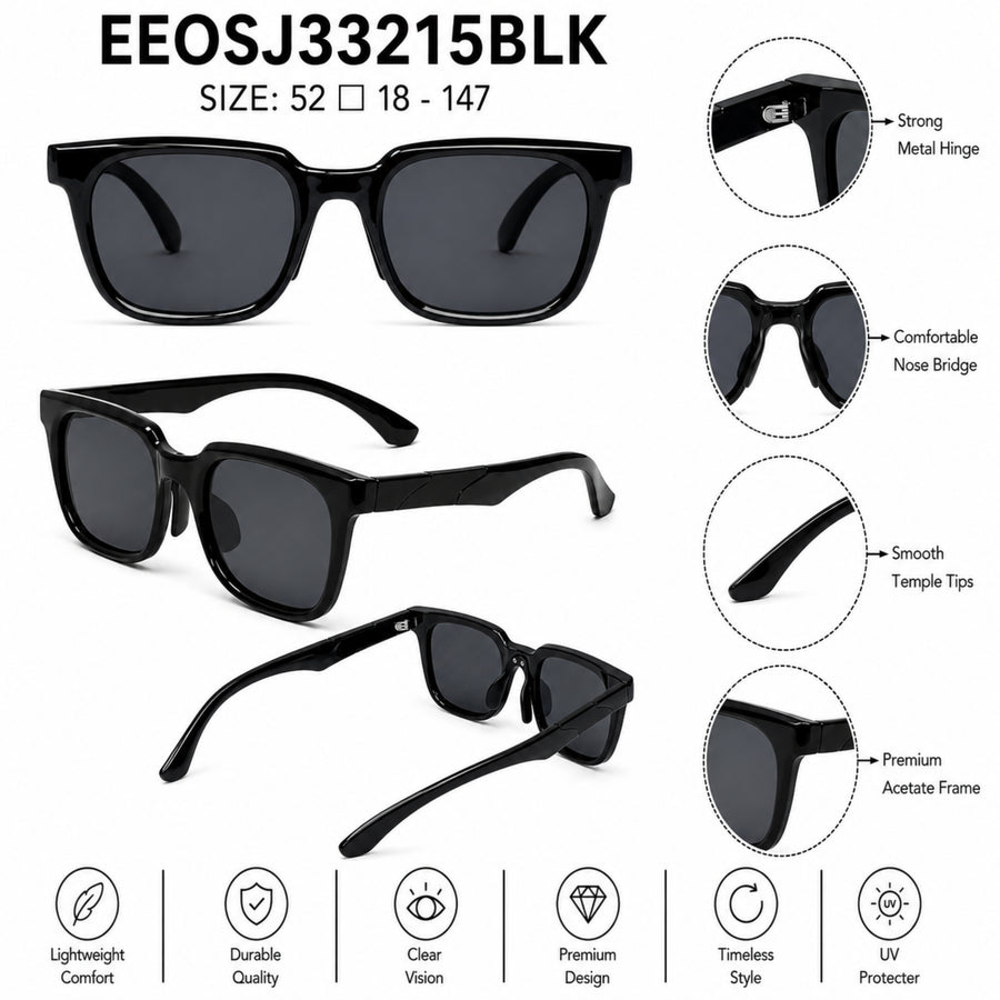 VERLIN Y Pole 25005 BLK Polarized Sunglasses — supplied source view 5
