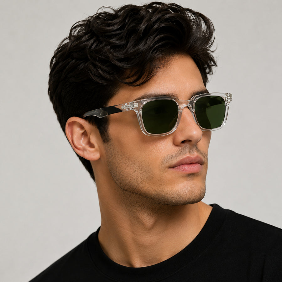 VERLIN Y Pole 25005 TP Polarized Sunglasses — supplied matching model image