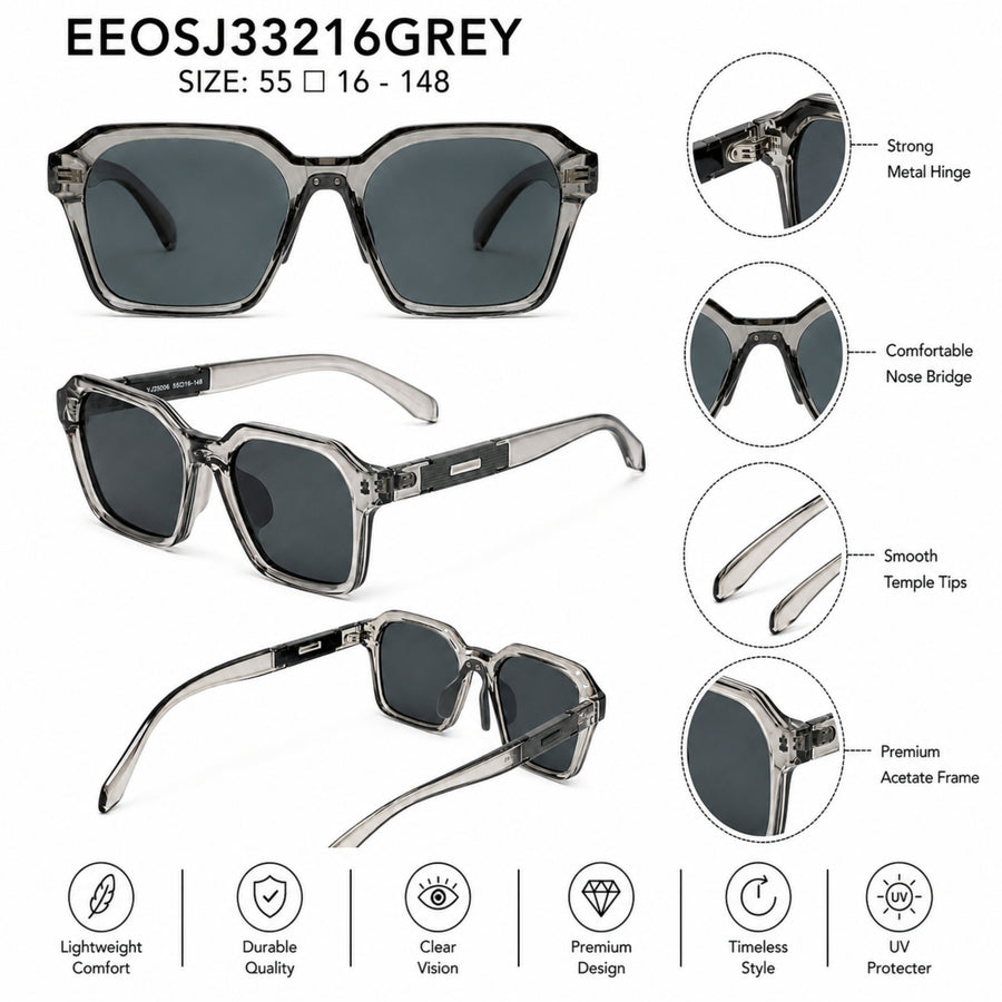 VERLIN Y Pole 25006 GREY Polarized Sunglasses — supplied source view 5