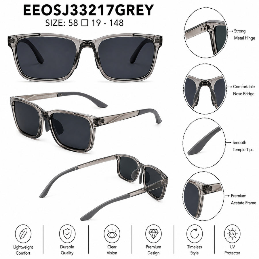 VERLIN Y Pole 25007 GREY Polarized Sunglasses — supplied source view 5