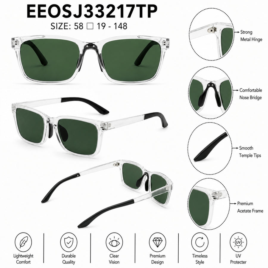 VERLIN Y Pole 25007 TP Polarized Sunglasses — supplied source view 5