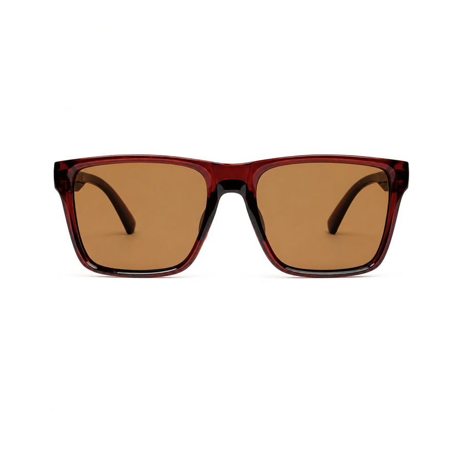 VERLIN Y Pole 25008 BROWN Polarized Sunglasses — supplied original front-angle product photo