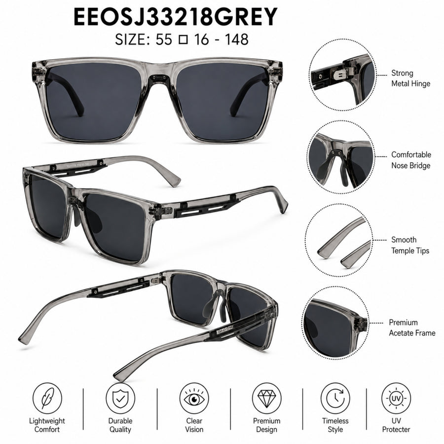 VERLIN Y Pole 25008 GREY Polarized Sunglasses — supplied source view 5