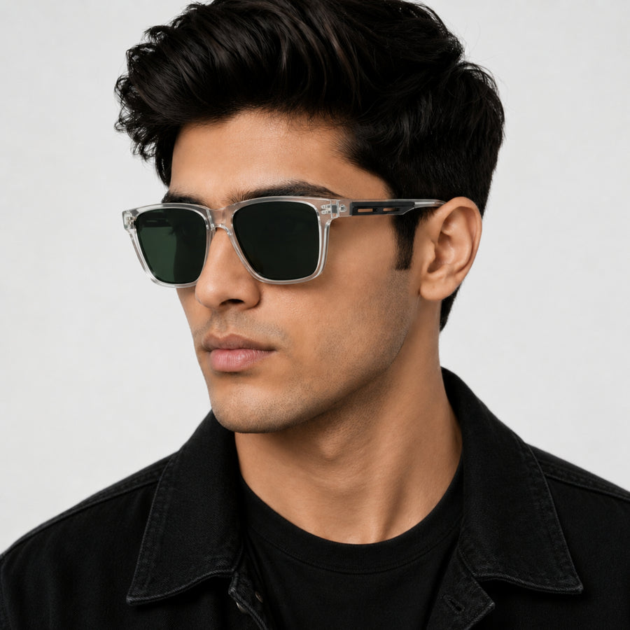 VERLIN Y Pole 25008 TP Polarized Sunglasses — supplied matching model image