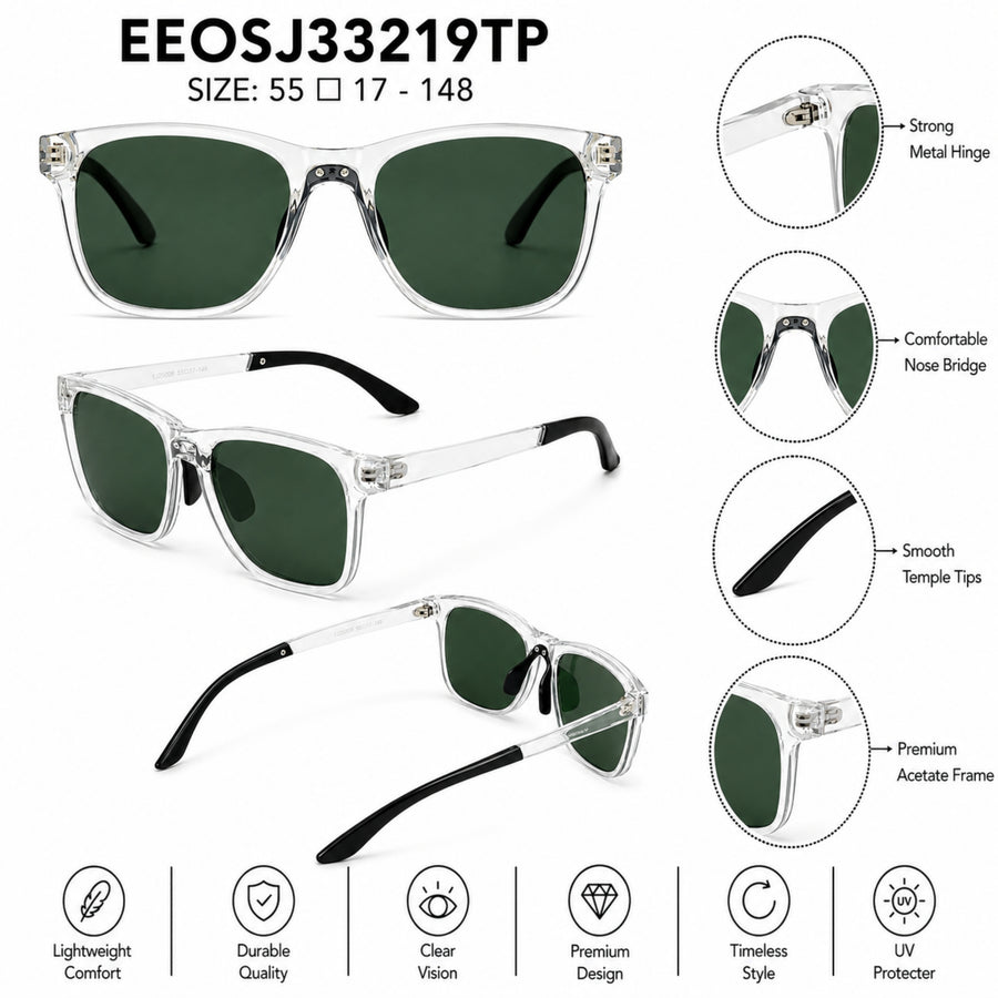 VERLIN Y Pole 25009 TP Polarized Sunglasses — supplied source view 5