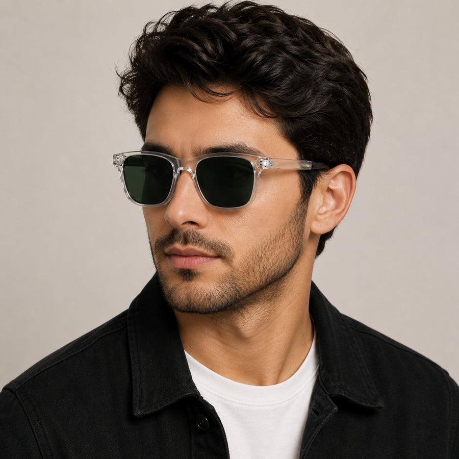VERLIN Y Pole 25009 TP Polarized Sunglasses — supplied matching model image