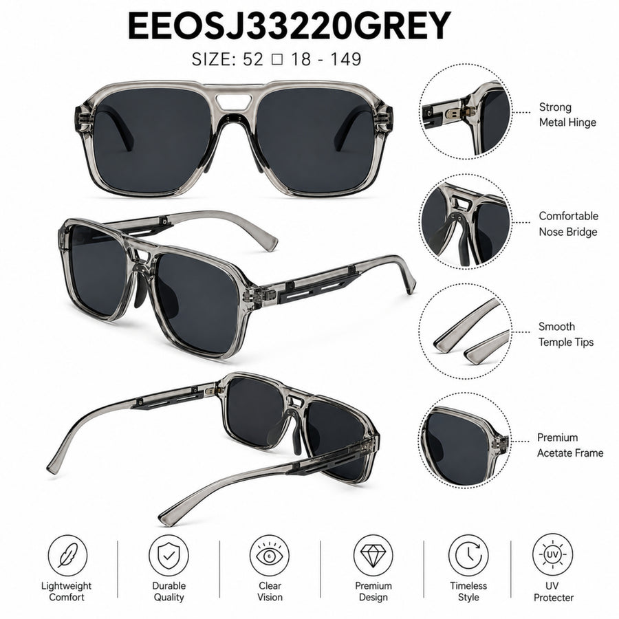 VERLIN Y Pole 25010 GREY Polarized Sunglasses — supplied source view 5
