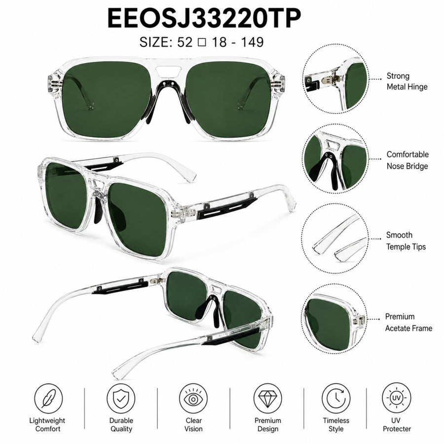 VERLIN Y Pole 25010 TP Polarized Sunglasses — supplied source view 5