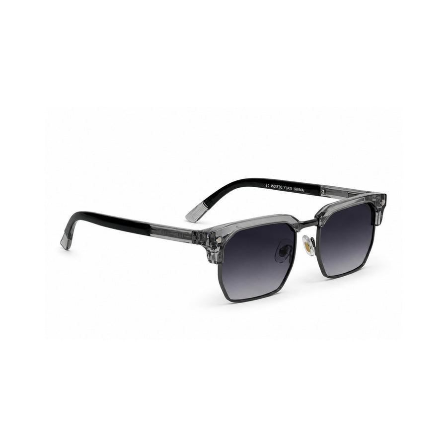 VERLIN 6307 Grey Clubmaster Prescription-Friendly Sunglasses — supplied source view 3