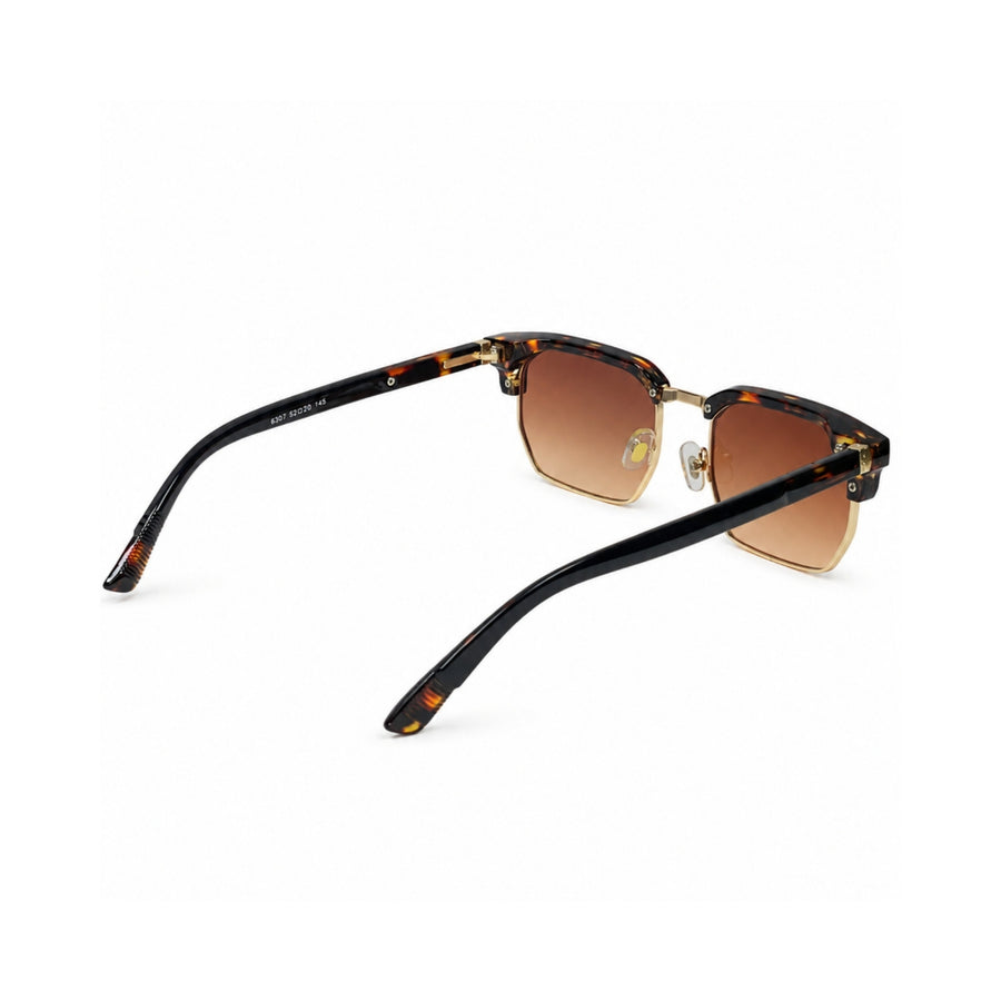 VERLIN 6307 Tortoise Clubmaster Prescription-Friendly Sunglasses — supplied source view 4
