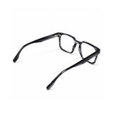 2935 Hand Made Acetate Gradient Grey Rectangle Optical Frame — back