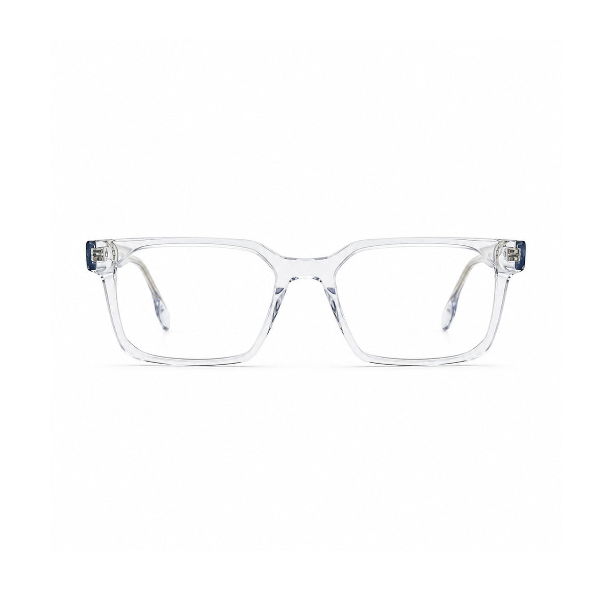 2935 Hand Made Acetate Transparent Rectangle Optical Frame — front