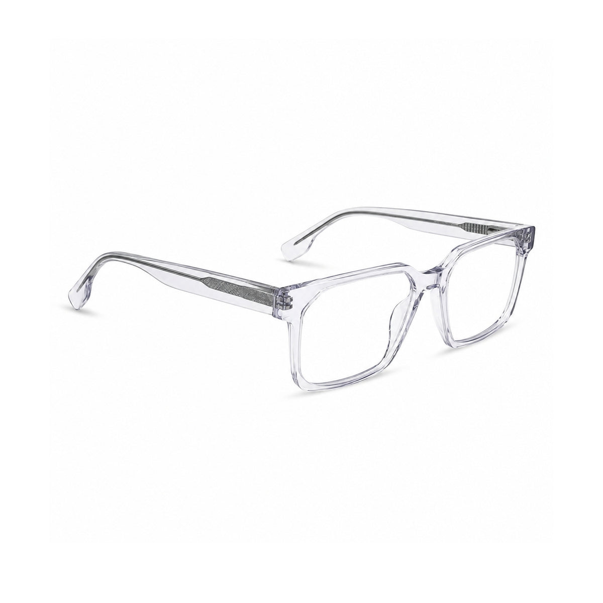2935 Hand Made Acetate Transparent Rectangle Optical Frame — side