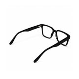 2838 Hand Made Acetate Black Square Optical Frame — back