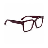2838 Hand Made Acetate Brown Square Optical Frame — side