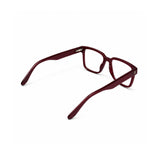 2838 Hand Made Acetate Brown Square Optical Frame — back