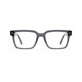 2838 Hand Made Acetate Grey Square Optical Frame — front