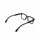 2803 Hand Made Acetate Black Square Optical Frame — back