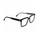 2803 Hand Made Acetate Shaded Black Square Optical Frame — side