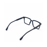 2803 Hand Made Acetate Shaded Black Square Optical Frame — back