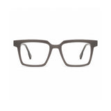 2803 Hand Made Acetate Taupe Square Optical Frame — front
