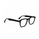 2969 Hand Made Acetate Black Round Optical Frame — side
