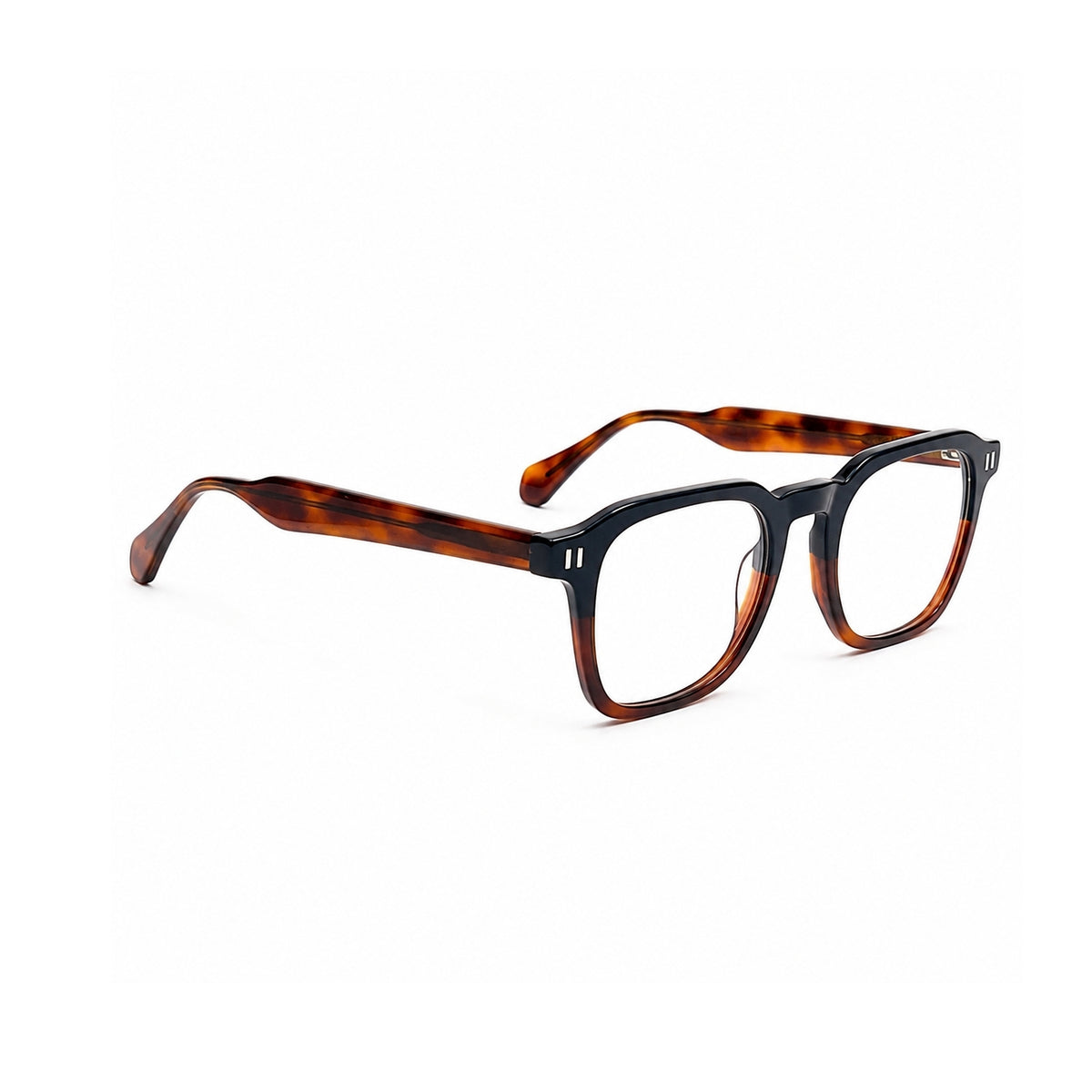 2969 Hand Made Acetate Sapphire Red Round Optical Frame — side