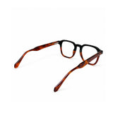 2969 Hand Made Acetate Sapphire Red Round Optical Frame — back