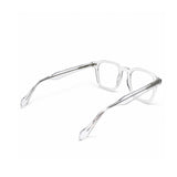2969 Hand Made Acetate Transparent Round Optical Frame — back