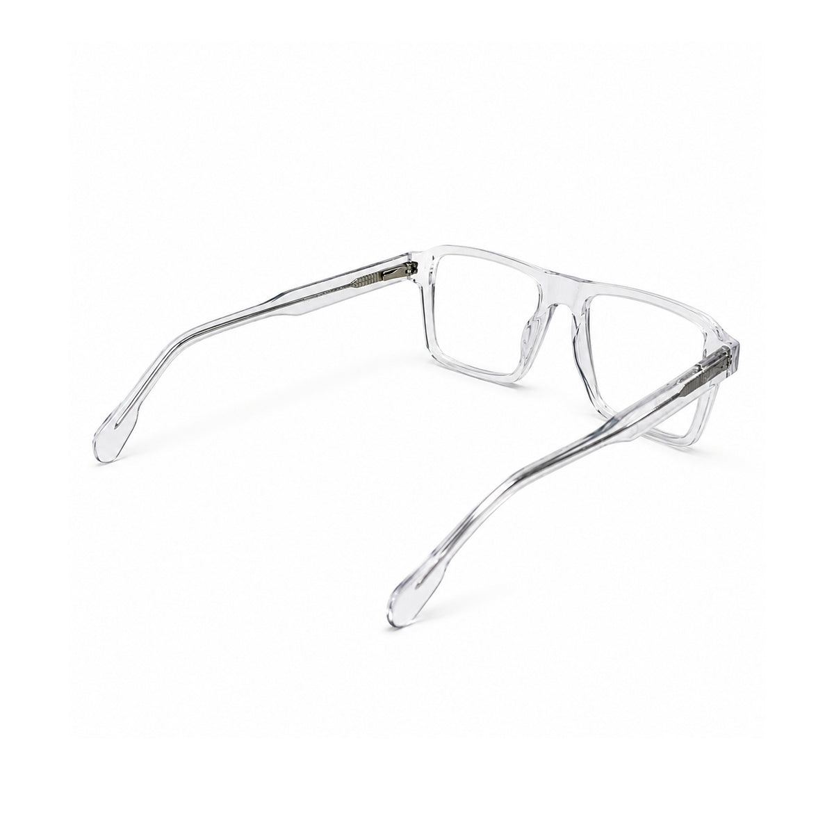 22118 Hand Made Acetate Transparent Rectangle Optical Frame — back