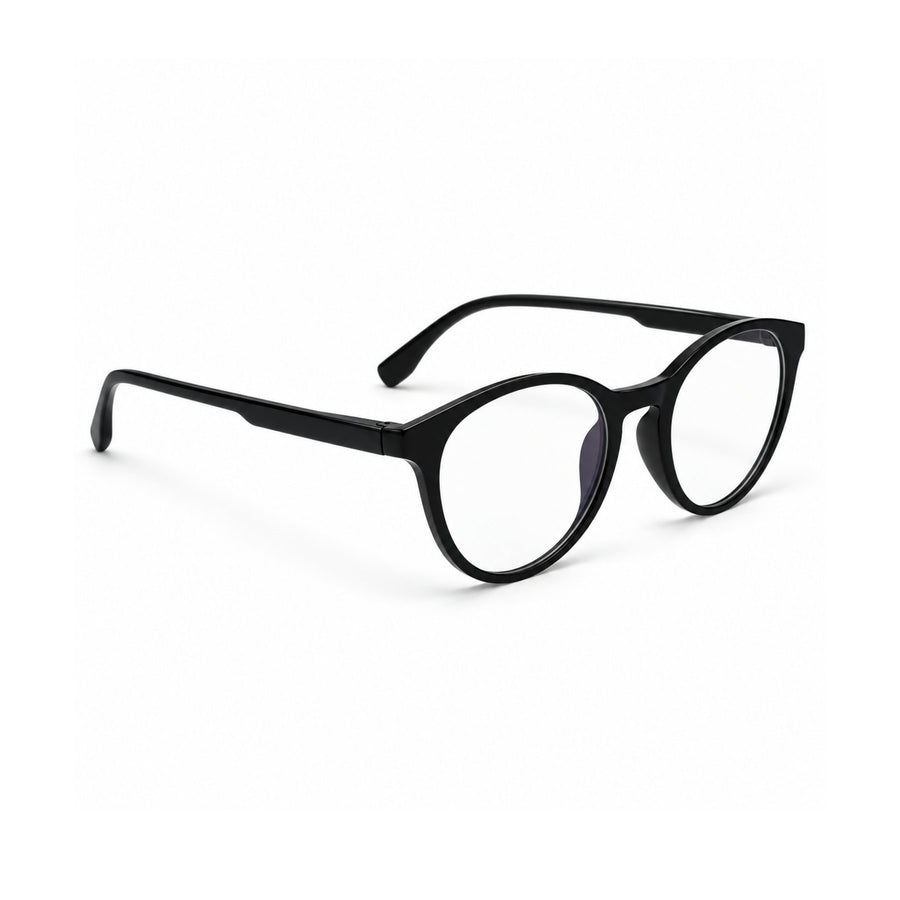 18887 VERLIN Round Optical Frame in Black - opposite angle