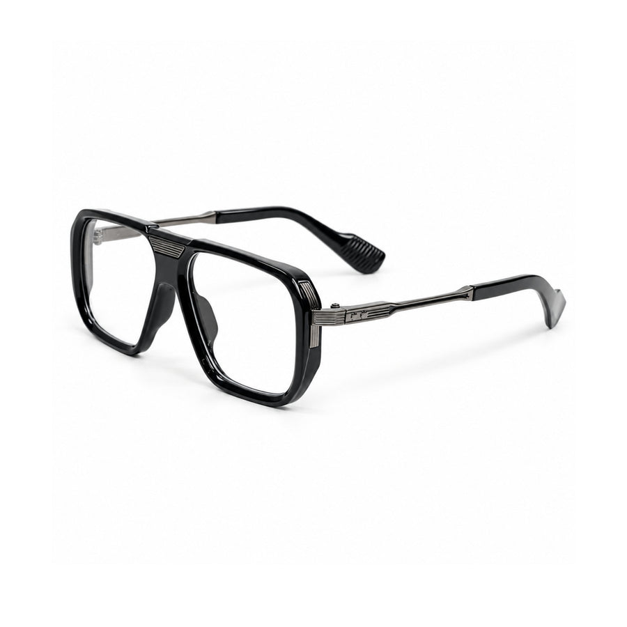 VERLIN 6067 Black Gunmetal navigator frame, three-quarter view