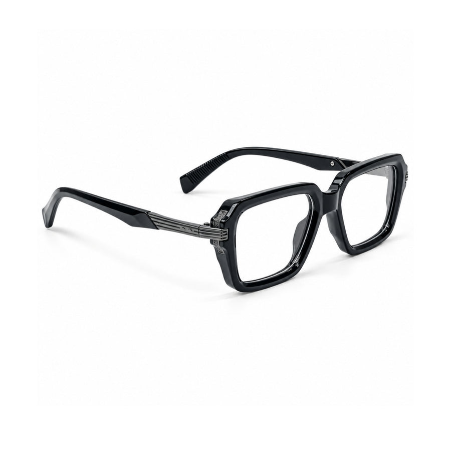 VERLIN 6104 Black square frame, angled view