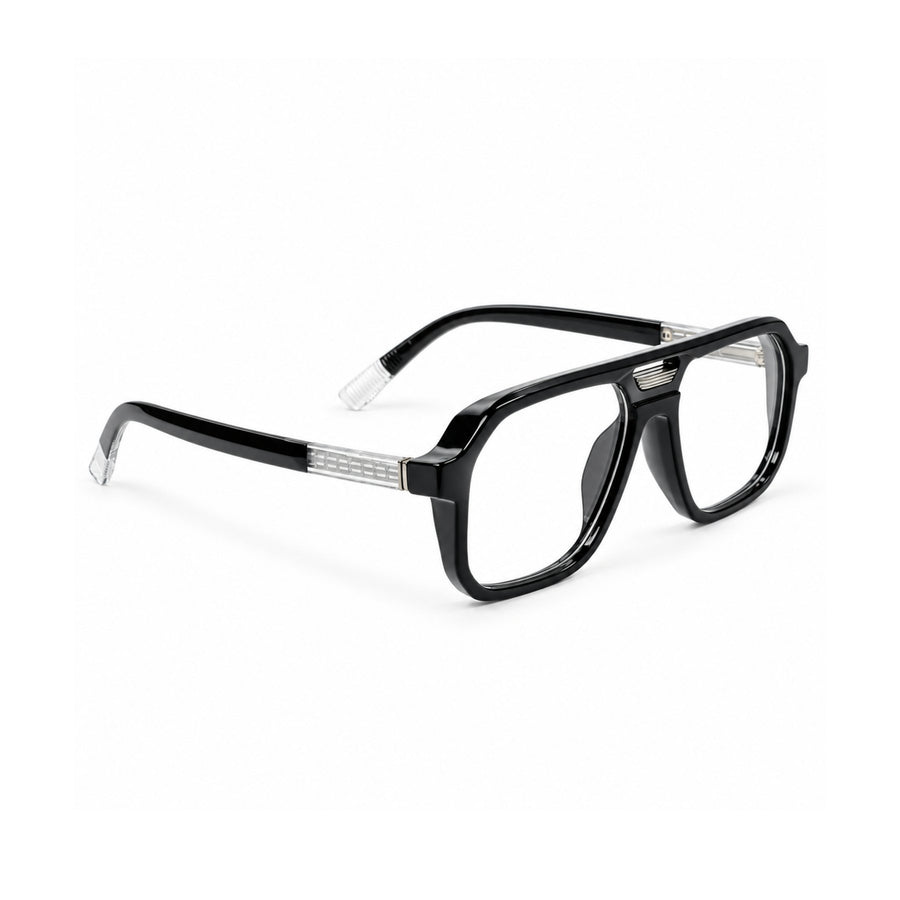 VERLIN 6240 Black Silver navigator frame, angled view