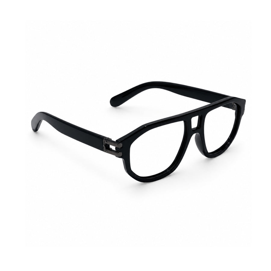 82104 VERLIN Navigator Computer Glasses in Black - angled view