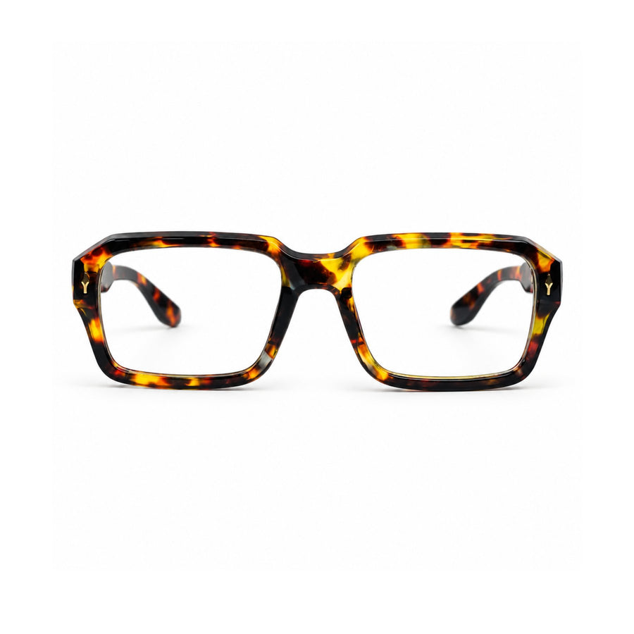 86319 VERLIN Rectangle Optical Frame in Tortoise - front view