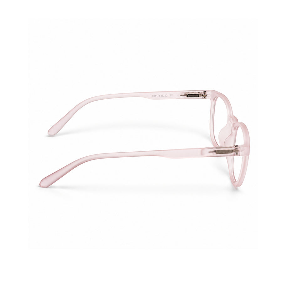 Basics T011 Blush Pink — temple and size view