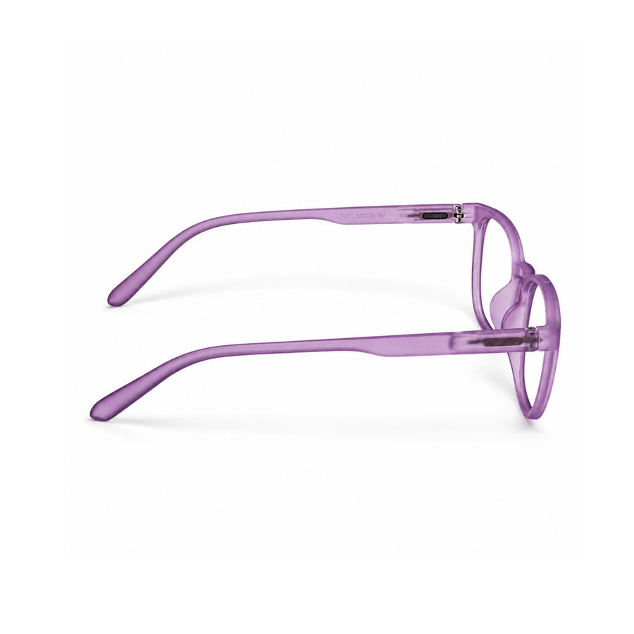 Basics T011 Purple — temple and size view