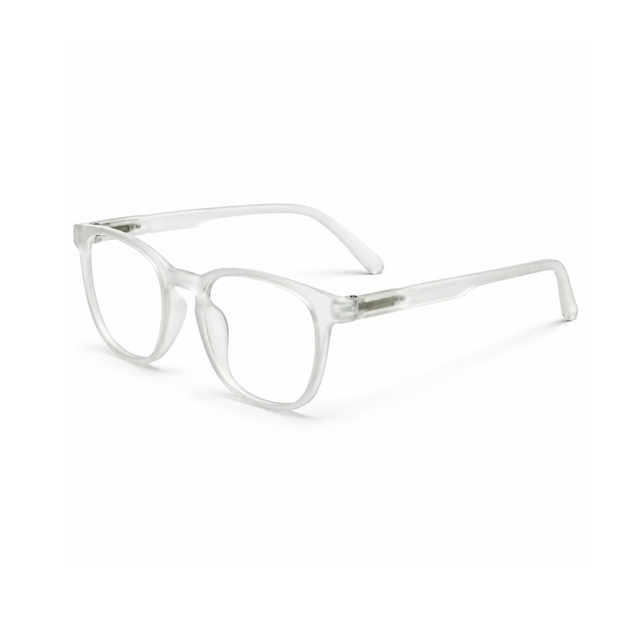 Basics T011 Clear — three-quarter view