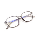Verlin 3223 Rounded Square Eyeglass Frame – Gray, supplied product view 4